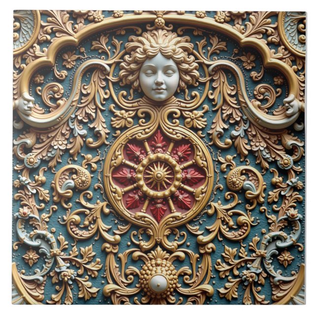 Azulejo De Cerâmica In the House of Radiant Sleep (Frente)