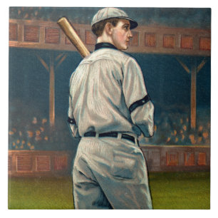 Azulejo De Cerâmica Incêndio violento Schulte, Chicago Cubs, 1911