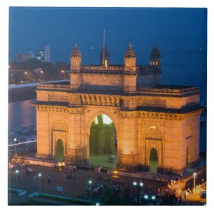 Azulejo De Cerâmica ÍNDIA, Mumbai (Bombay): Portão da Índia /