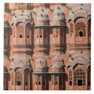 Azulejo De Cerâmica ÍNDIA, Rajasthan, Jaipur: Hawa Mahal (Palácio do