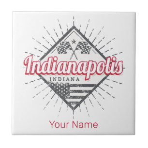 Azulejo De Cerâmica Indianapolis City Indiana EUA