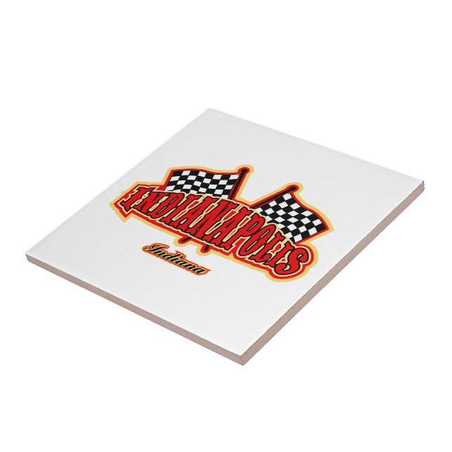 Azulejo De Cerâmica Indianapolis embandeirou (Lateral)