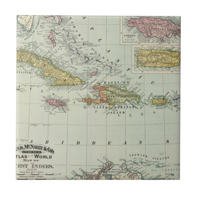 Azulejo De Cerâmica Índias Ocidentais 11 (Frente)