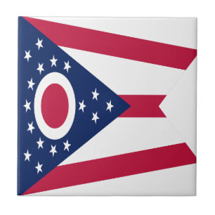 Azulejo De Cerâmica Indicador do Estado de Ohio