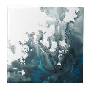 Azulejo De Cerâmica Indigo Tempest