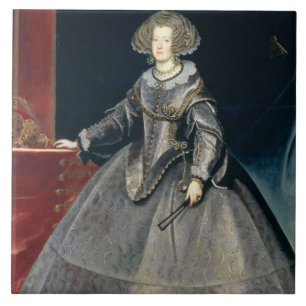 Azulejo De Cerâmica Infanta Maria Theresa (1638-83) c.1646 (o óleo