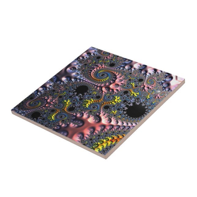 Azulejo De Cerâmica Infinite Spiral Realms (Lateral)