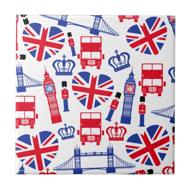 Azulejo De Cerâmica Inglaterra (Frente)