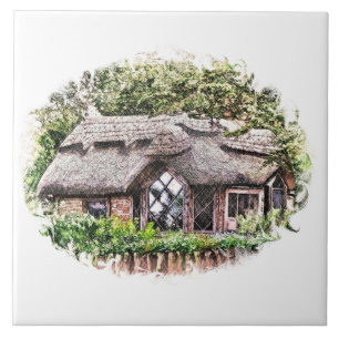 AZULEJO DE CERÂMICA  INGLATERRA VELHA