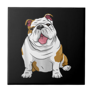 Azulejo De Cerâmica Inglês Bulldog Incrível Engraçado Cães-do-cach