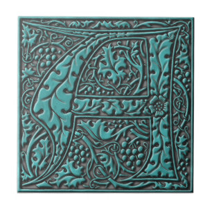 Azulejo De Cerâmica Inicial A do monograma