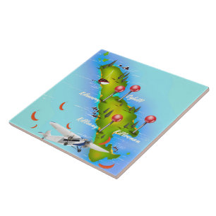 Azulejo De Cerâmica Inishmore Aran Islands Galway Bay Irlanda