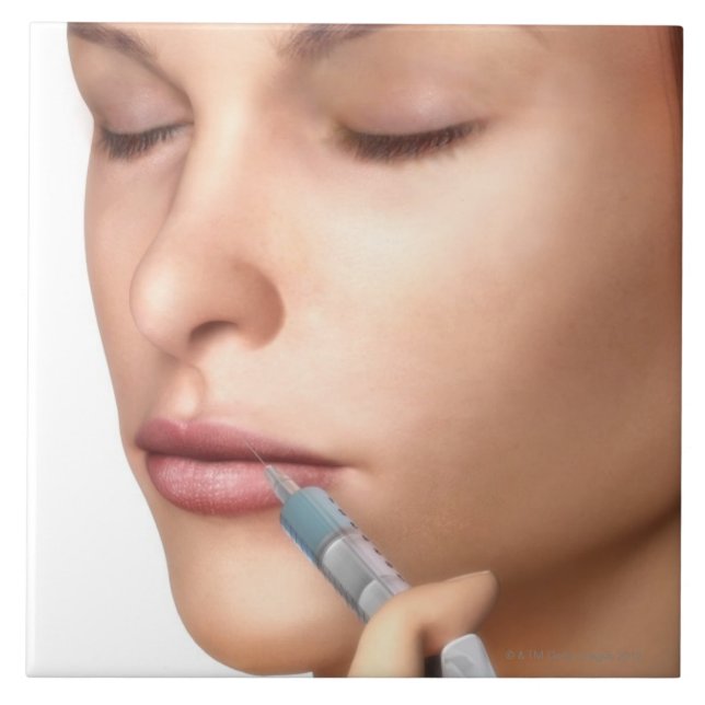 Azulejo De Cerâmica Injeções de Botox (Frente)