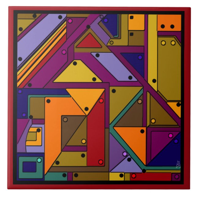 Azulejo De Cerâmica Instalação (Azulejo cerâmico) (Frente)