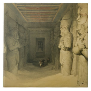 Azulejo De Cerâmica Interior do templo de Abu Simbel, de "Egipto