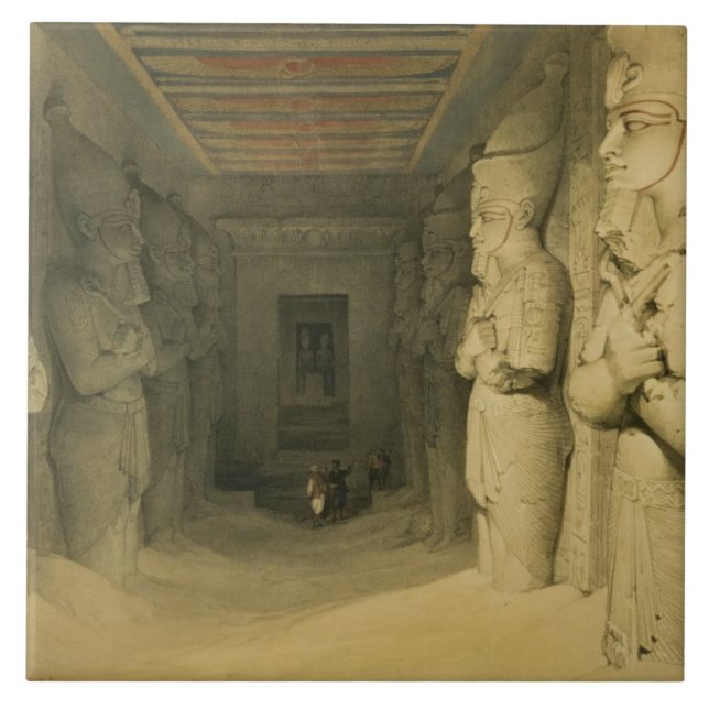 Azulejo De Cerâmica Interior do templo de Abu Simbel, de "Egipto (Frente)