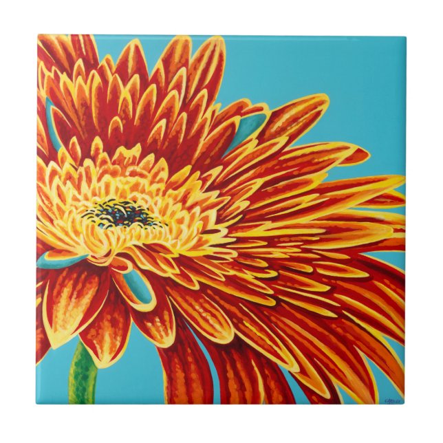 Azulejo De Cerâmica Intermitências de cores I (Frente)