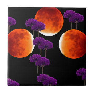 Azulejo De Cerâmica Intrusão Roxa