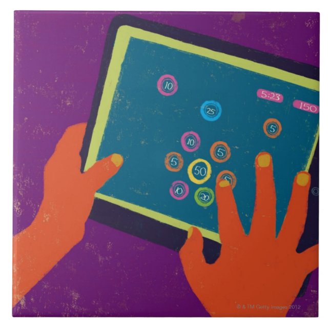 Azulejo De Cerâmica iPad (Frente)