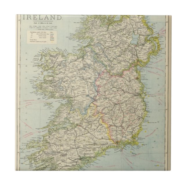 Azulejo De Cerâmica Ireland (Frente)