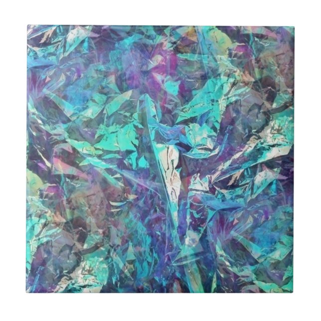 Azulejo De Cerâmica iridescente (Frente)
