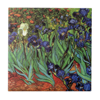 Azulejo De Cerâmica Írises de Vincent van Gogh, Arte do Jardim de Vint