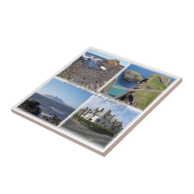 Azulejo De Cerâmica IRLANDA NORTE NIR007, Mosaico, (Lateral)