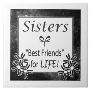 Azulejo De Cerâmica Irmã, melhores amigos para a vida