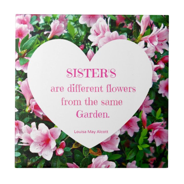 Azulejo De Cerâmica Irmãs! (Frente)