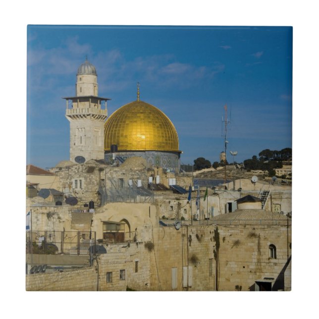Azulejo De Cerâmica Israel, Jerusalém, Cúpula da Rocha (Frente)