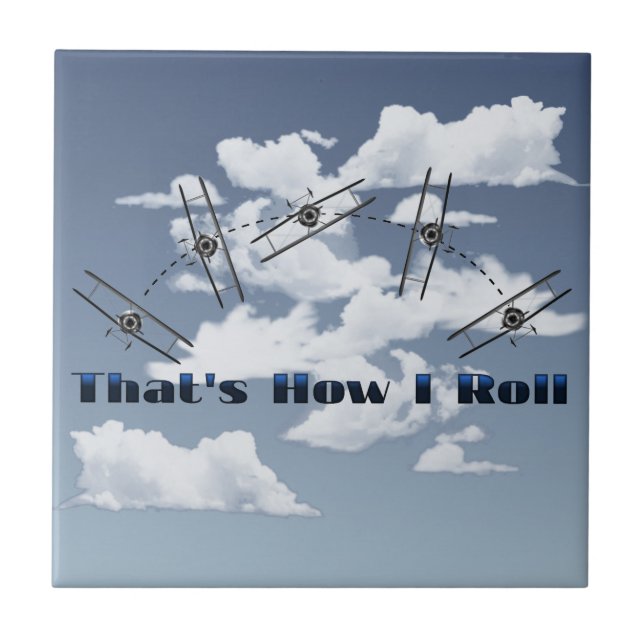 Azulejo De Cerâmica Isso é como eu rolo (Frente)