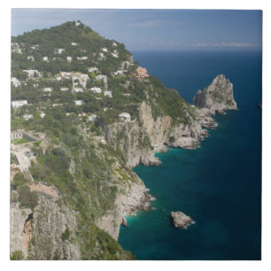 Azulejo De Cerâmica ITÁLIA, Campânia, (Baía de Nápoles), CAPRI: