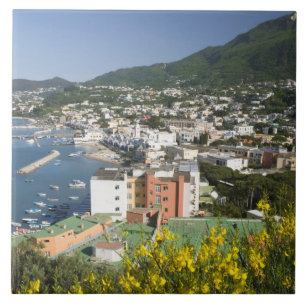 Azulejo De Cerâmica ITÁLIA, Campânia, (Baía de Nápoles), ISCHIA, LACCO
