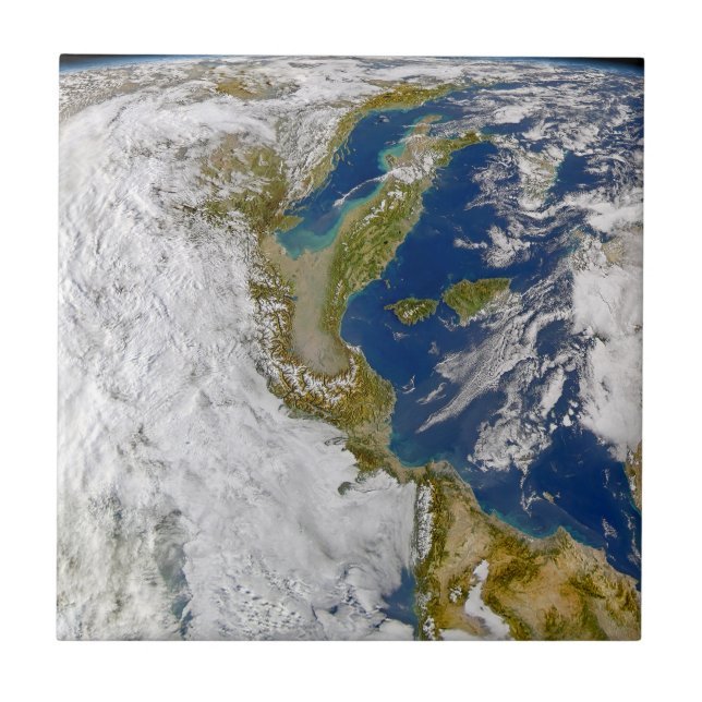 Azulejo De Cerâmica Itália E O Mar Adriático. (Frente)