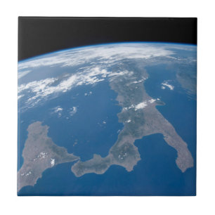 Azulejo De Cerâmica Itália E Sua Ilha Sicília.