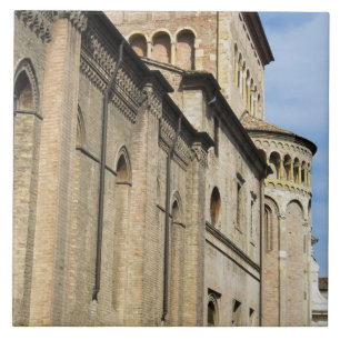 Azulejo De Cerâmica Itália, Parma, Torre da Igreja de São João