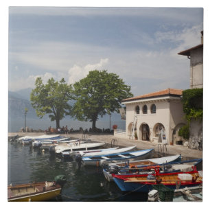 Azulejo De Cerâmica Itália, Província de Verona, Malcesine. Cassone 