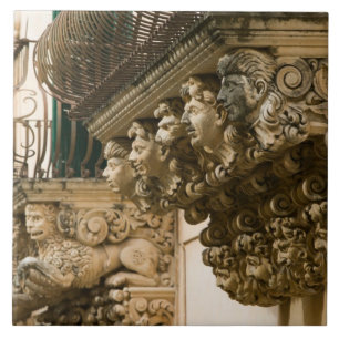 Azulejo De Cerâmica ITÁLIA, Sicília, NOTO: Melhor cidade barroca em