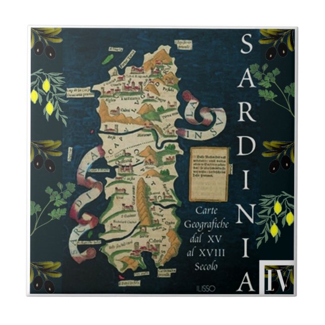 Azulejo De Cerâmica IV - Sarda de Cucina (Frente)