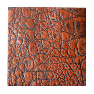 Azulejo De Cerâmica Jacaré de Brown - impressão animal