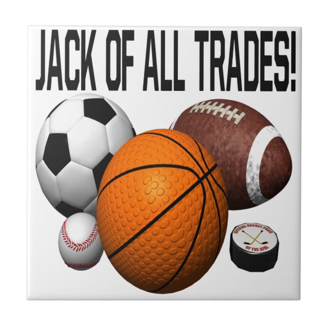 Azulejo De Cerâmica Jack de todos os comércios (Frente)