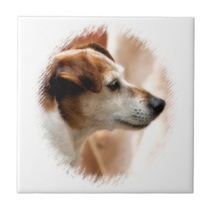 AZULEJO DE CERÂMICA  JACK RUSSELL TERRIER DOG