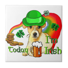Azulejo De Cerâmica Jack Russell Terrier St Patricks