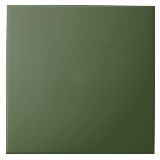 Azulejo De Cerâmica Jade Verde Plano (Frente)