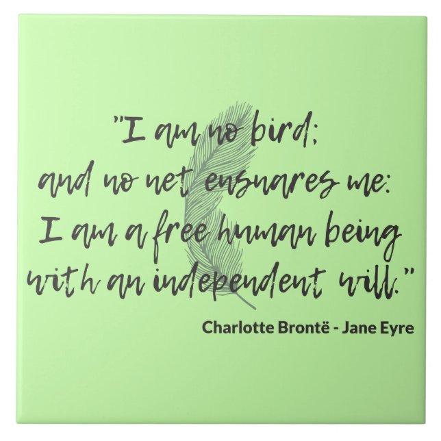 Azulejo De Cerâmica Jane Eyre Cote II (Frente)
