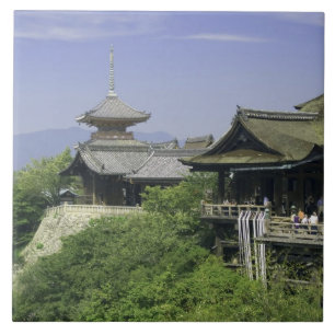 Azulejo De Cerâmica Japão, Quioto, A Vista do Templo Kiyomizu