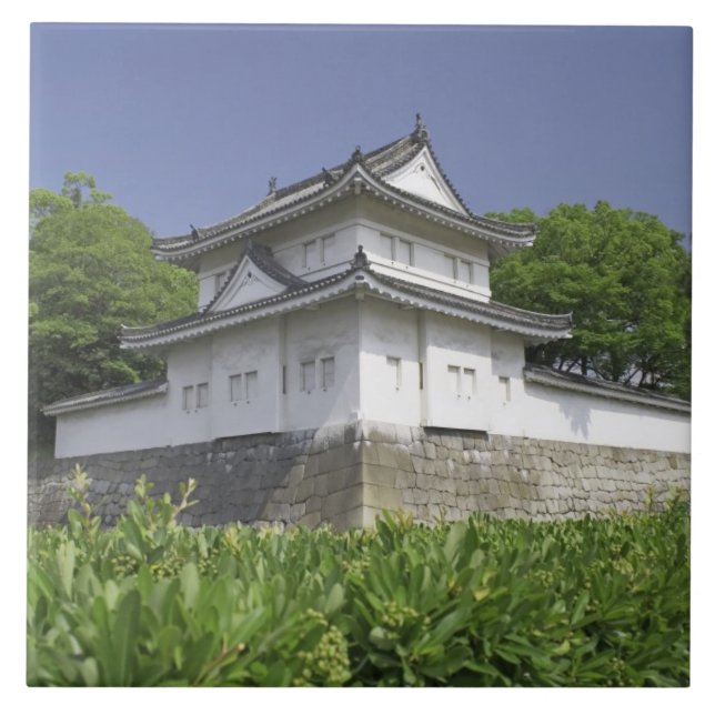 Azulejo De Cerâmica Japão, Quioto, Castelo Nijo (Frente)