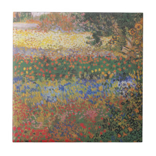 Azulejo De Cerâmica Jardim de Flores - Vincent van Gogh