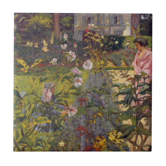 Azulejo De Cerâmica Jardim de Vaucresson (Frente)