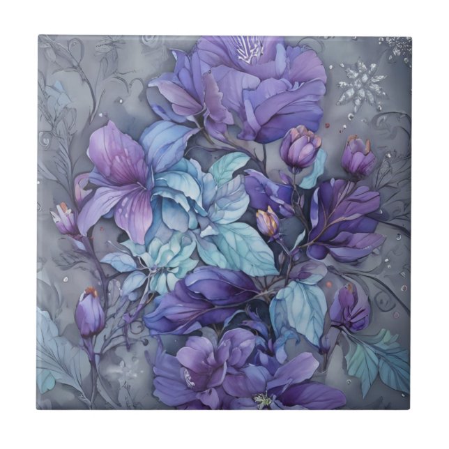 Azulejo De Cerâmica Jardim de Vinca  (Frente)